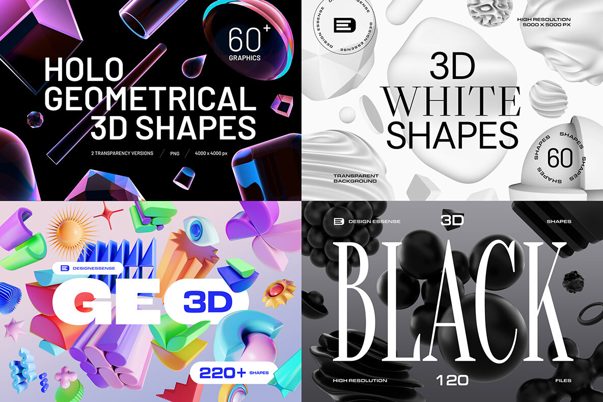 MASSIVE 3D BUNDLE   2000 elements 5