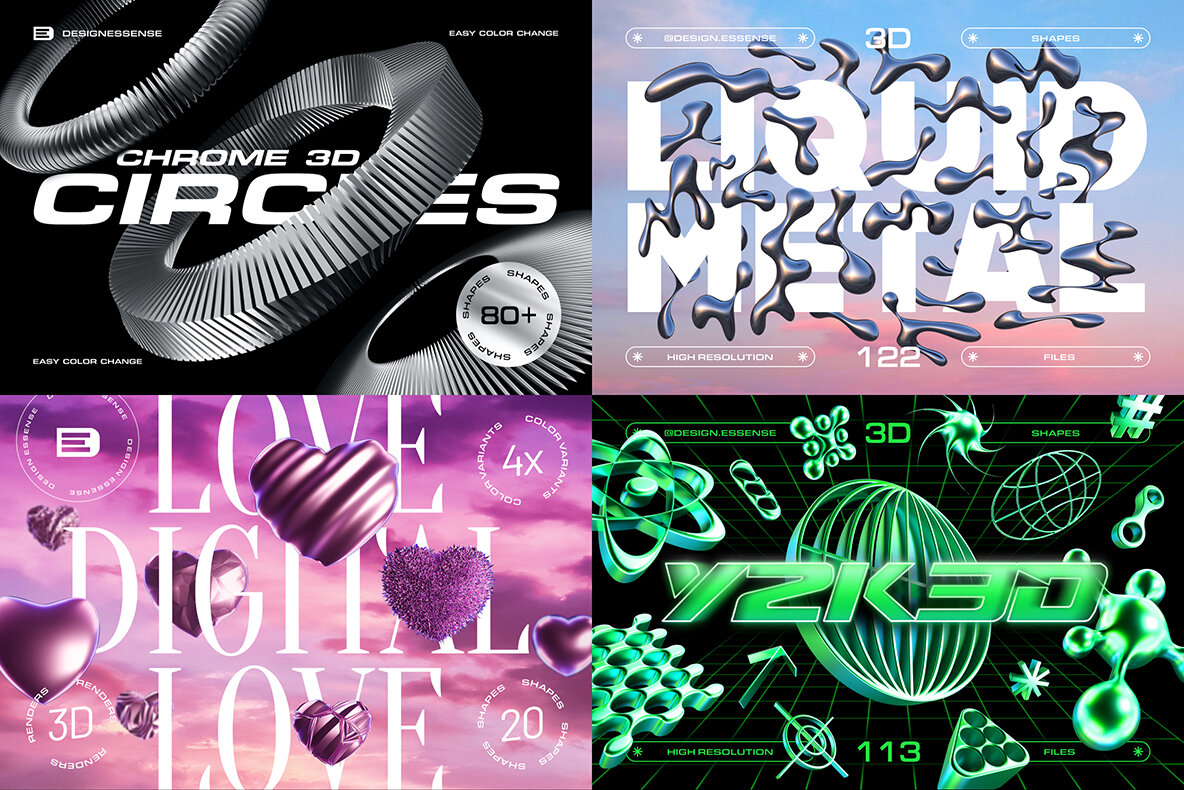 MASSIVE 3D BUNDLE   2000 elements 6