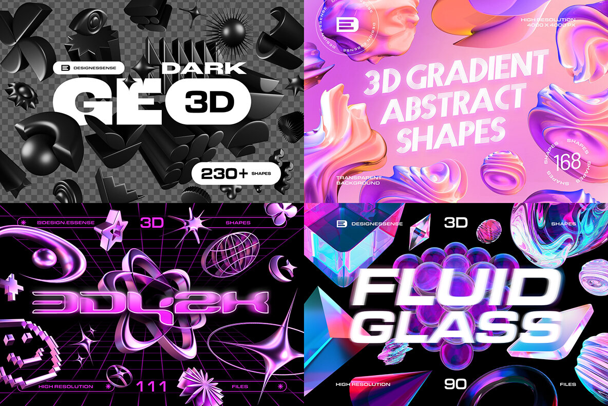 MASSIVE 3D BUNDLE   2000 elements 7