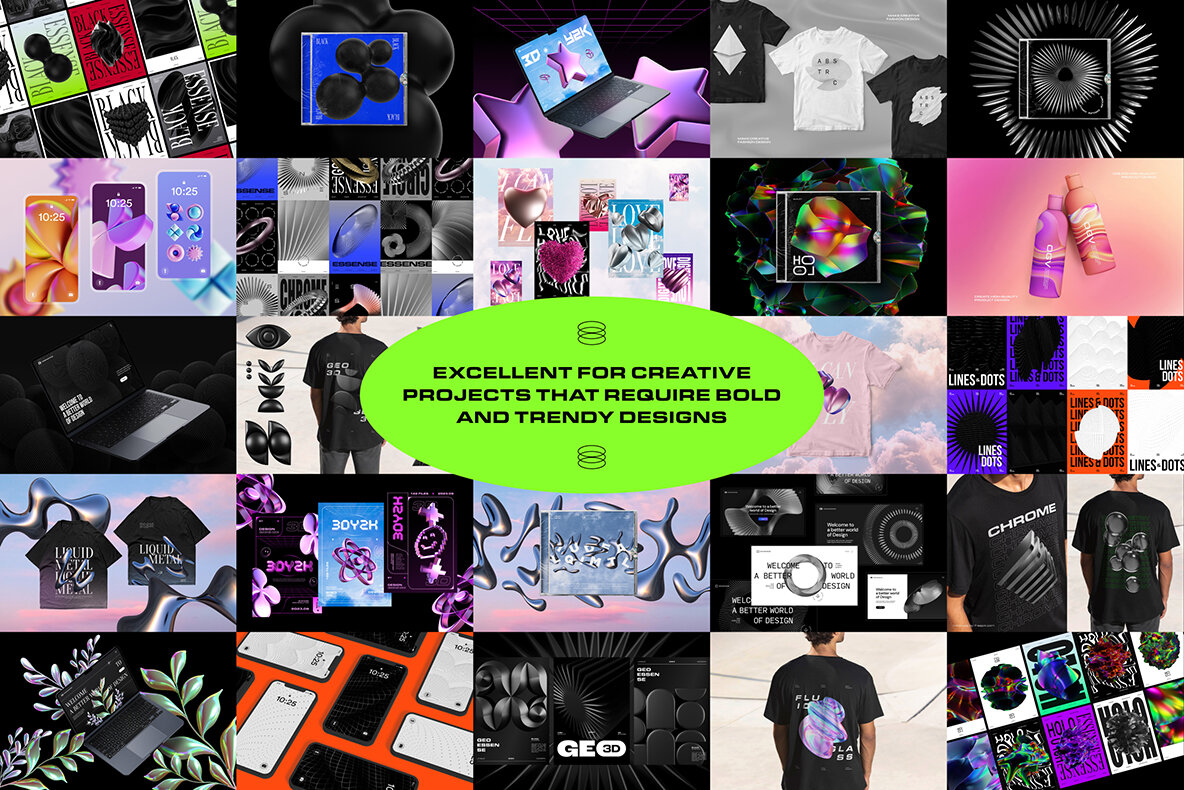 MASSIVE 3D BUNDLE   2000 elements 8