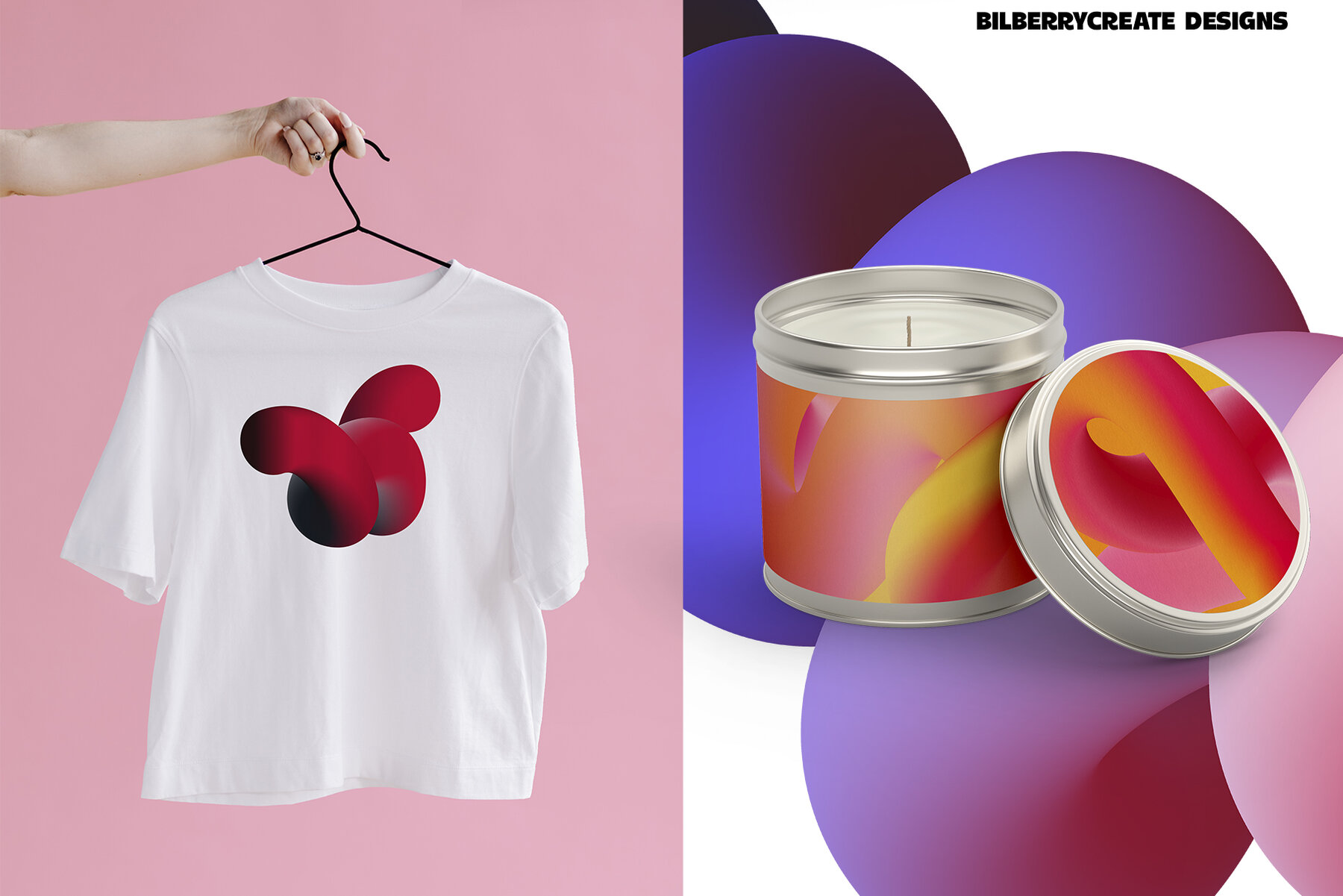 Crimson Cherry 3D Forms 4