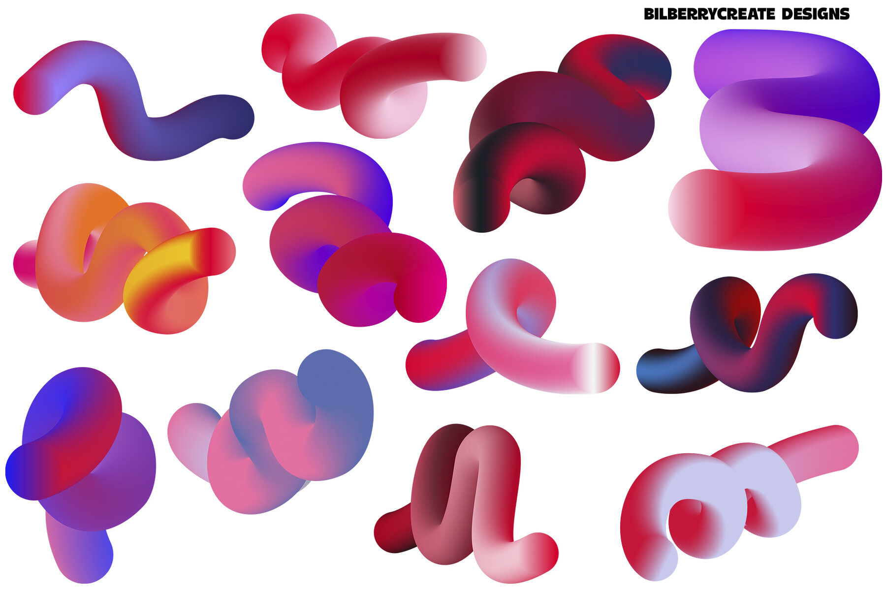 Crimson Cherry 3D Forms 18