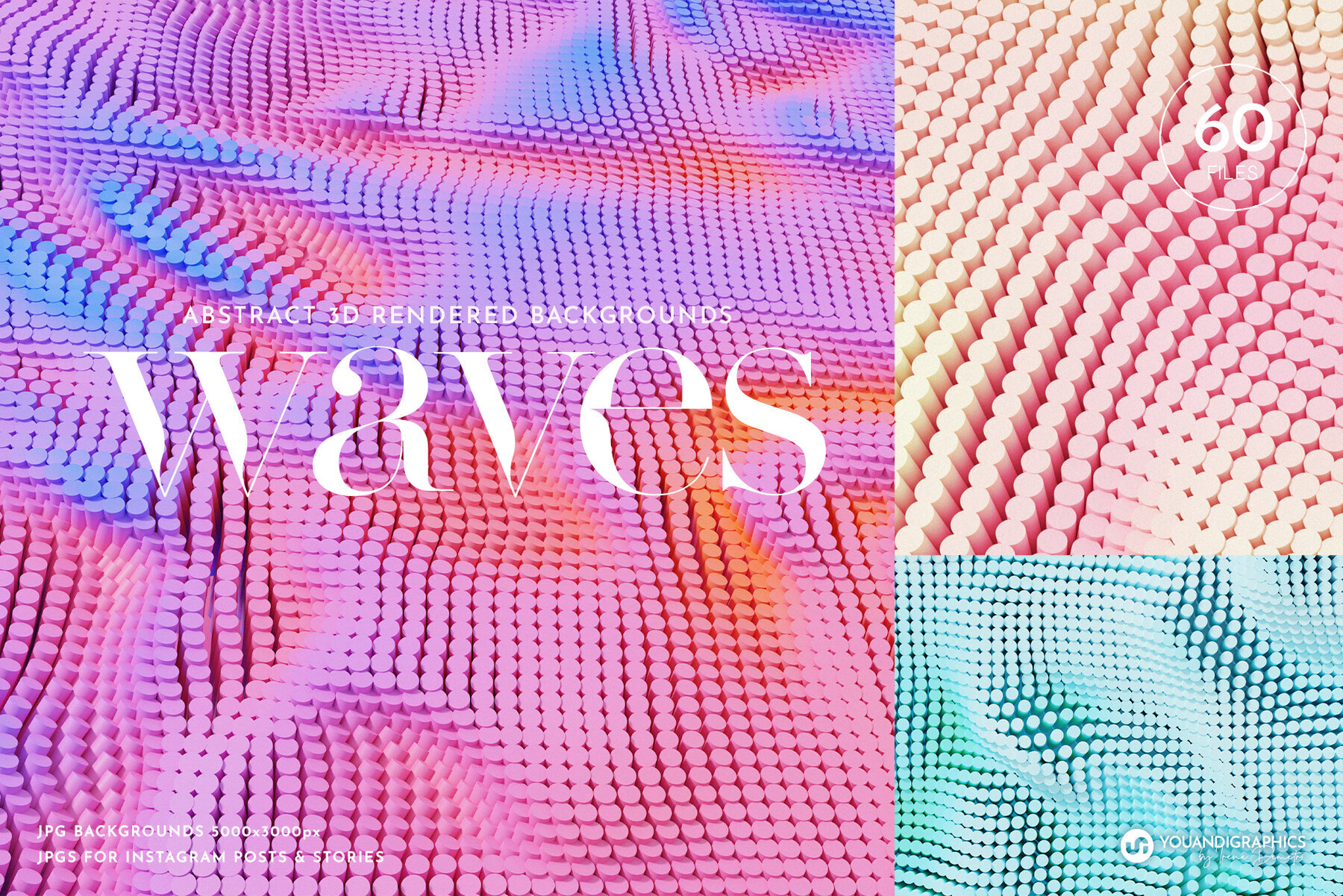 Waves Abstract Backgrounds 1