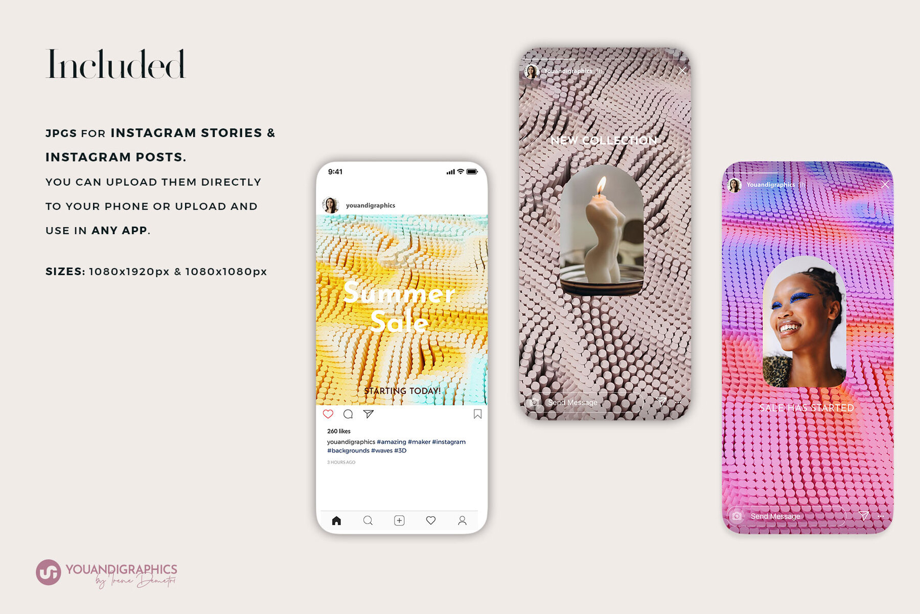 Waves Abstract Backgrounds 5