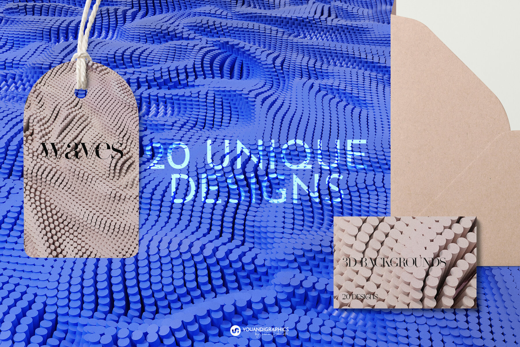 Waves Abstract Backgrounds 8