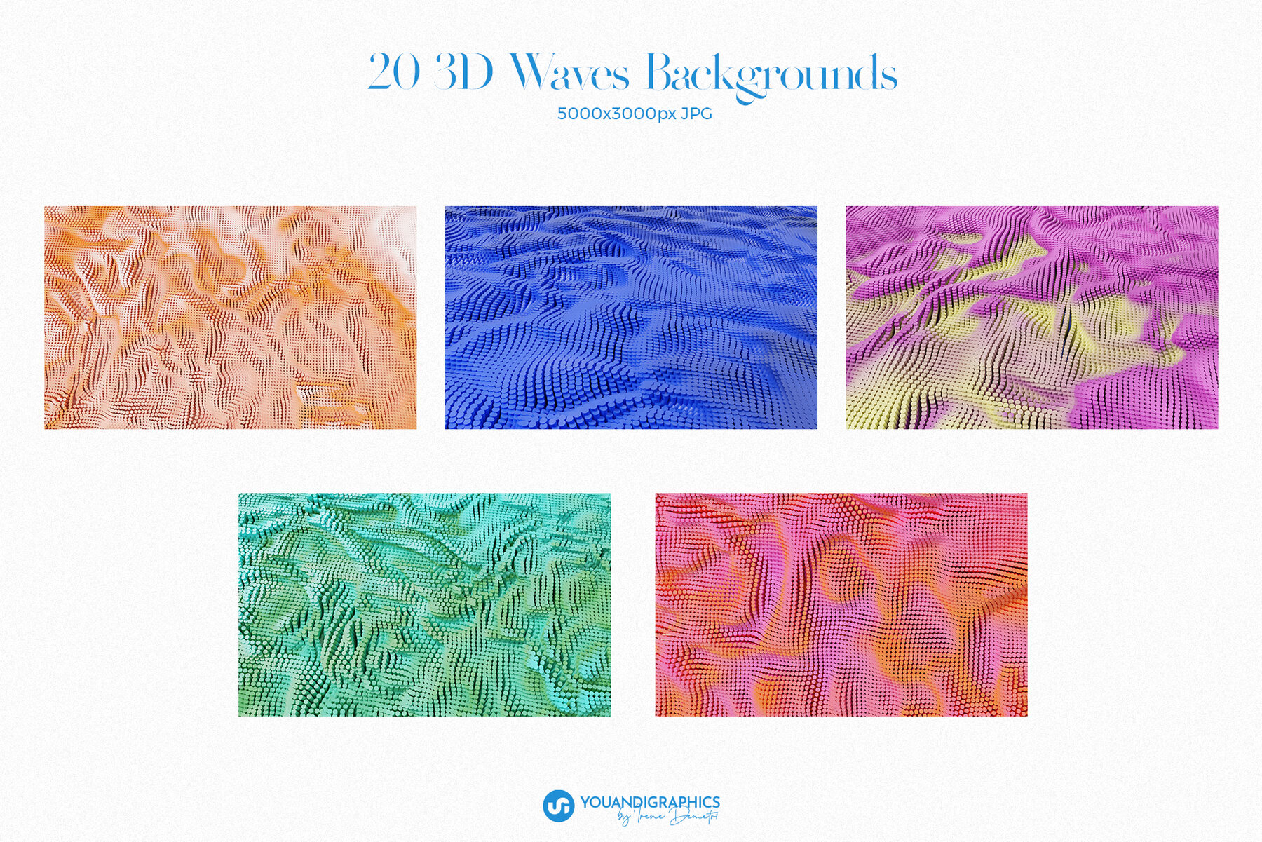 Waves Abstract Backgrounds 10