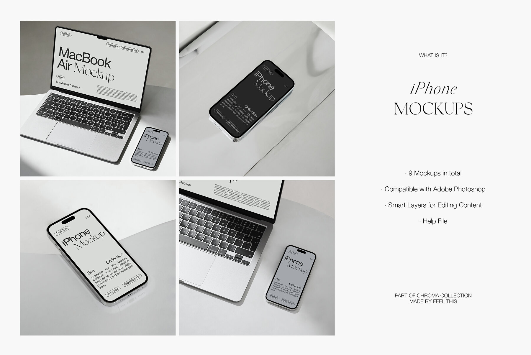 iPhone 14 Pro   MacBook Air Mockups 2