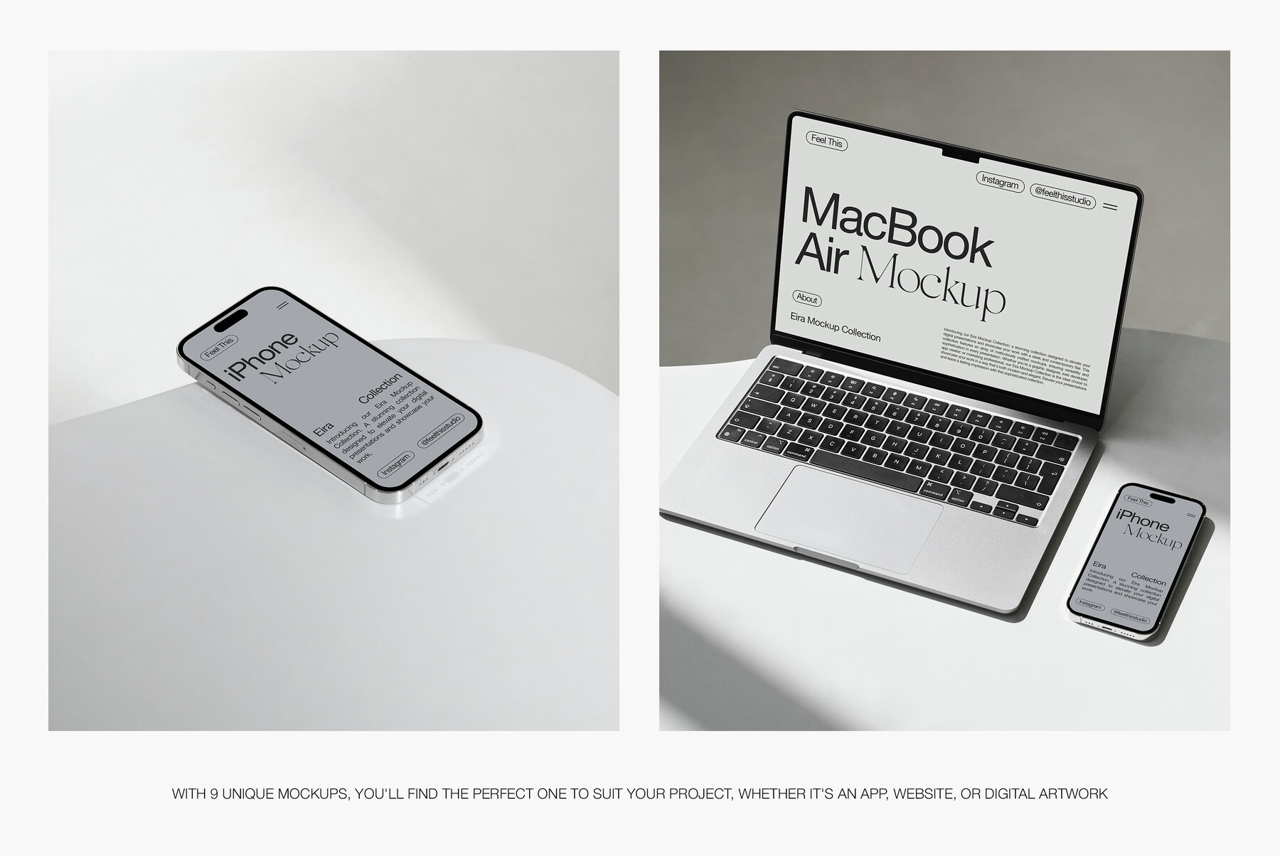 iPhone 14 Pro   MacBook Air Mockups 4