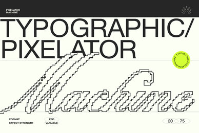 Typographic Pixelator Machine