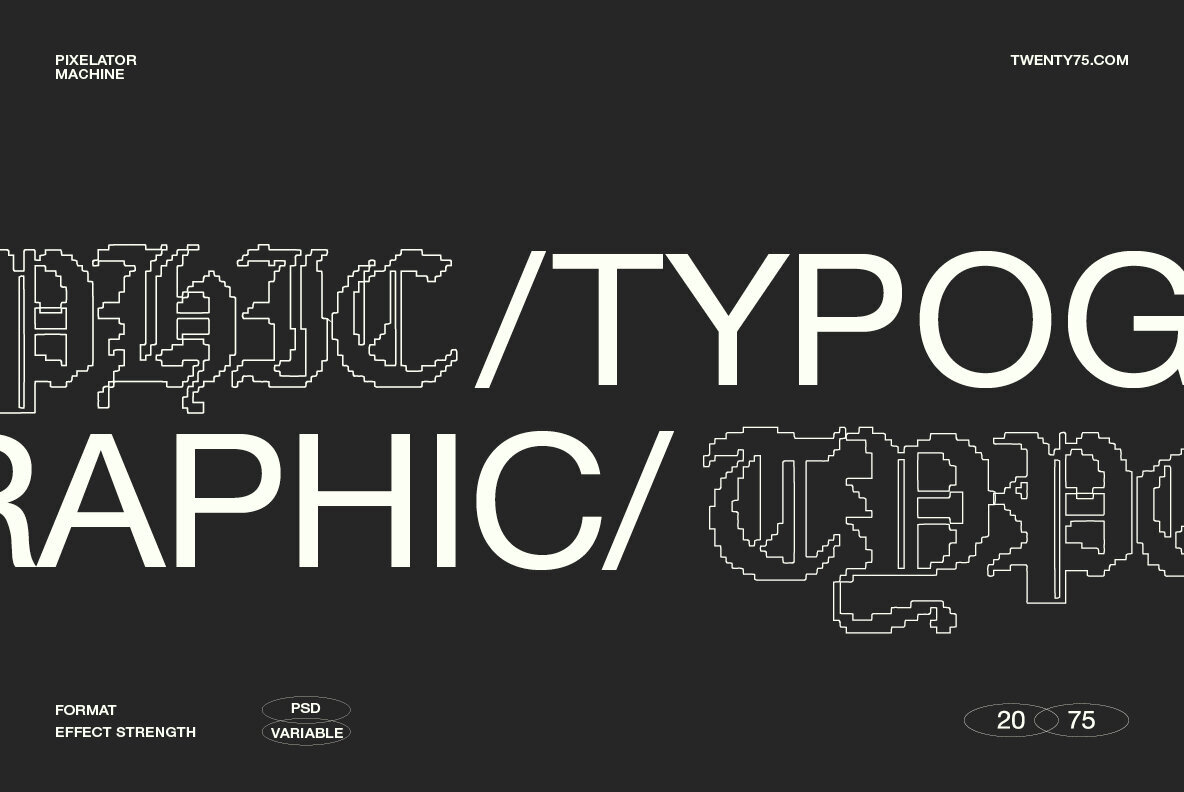 Typographic Pixelator Machine 2