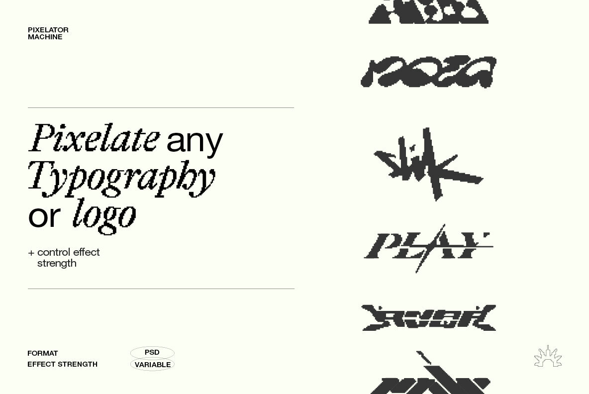 Typographic Pixelator Machine 3