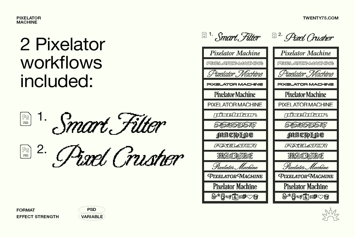 Typographic Pixelator Machine 7