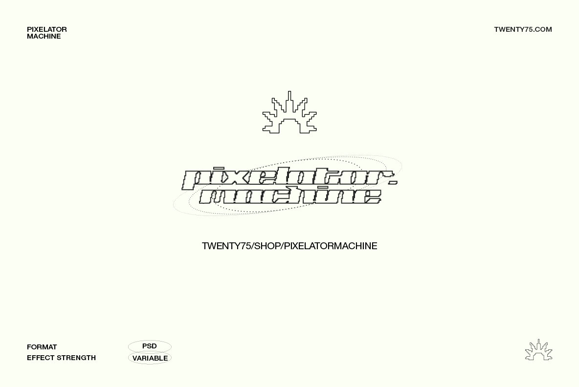 Typographic Pixelator Machine 11