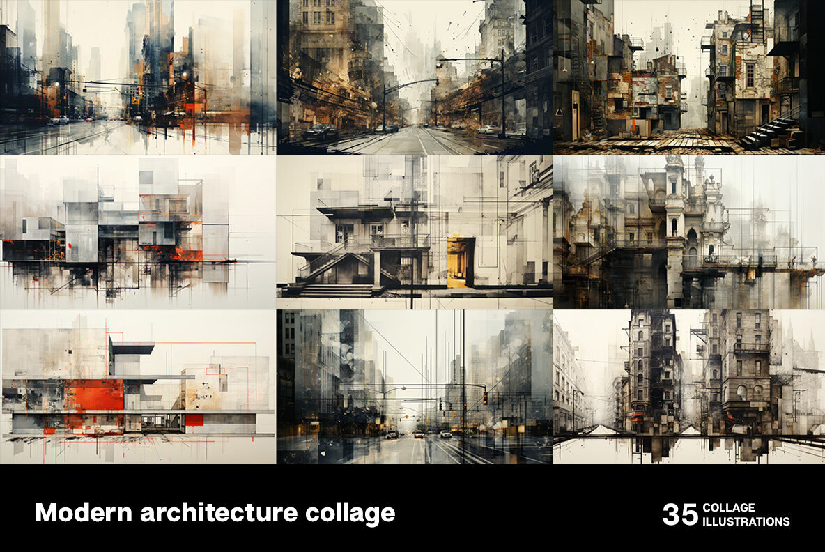Modern Architecture Collages 2
