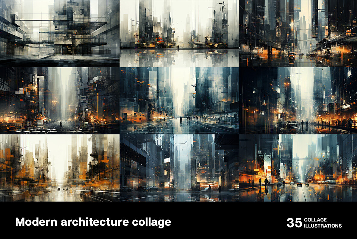 Modern Architecture Collages 5