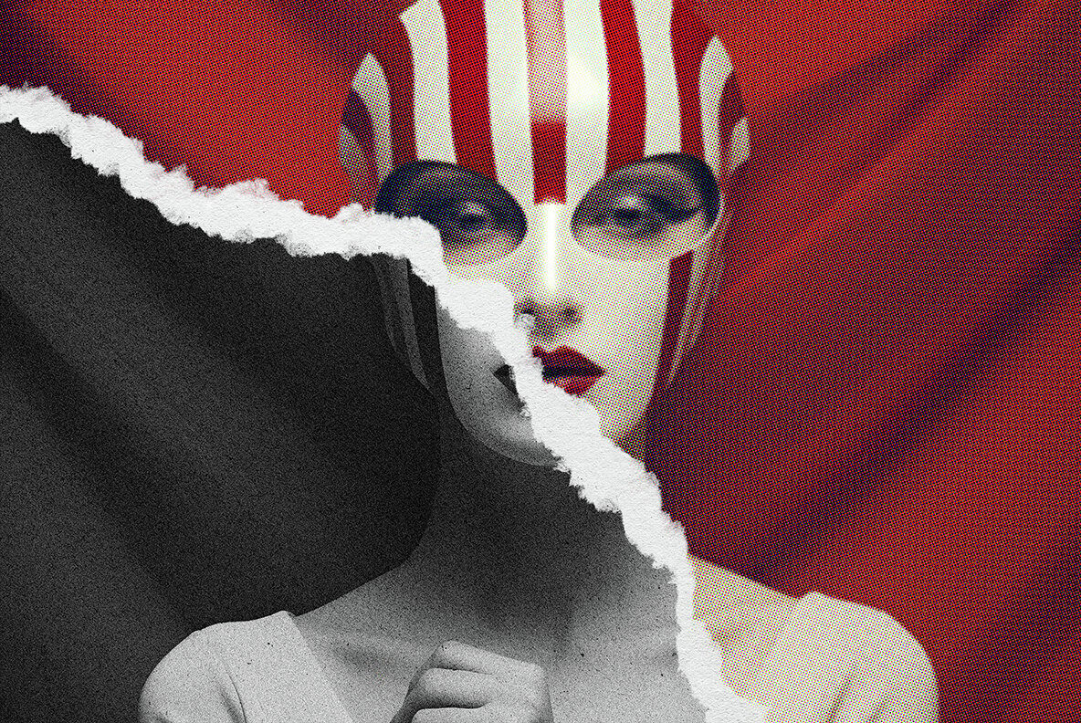 Ripped Magazine Photo Effect 2