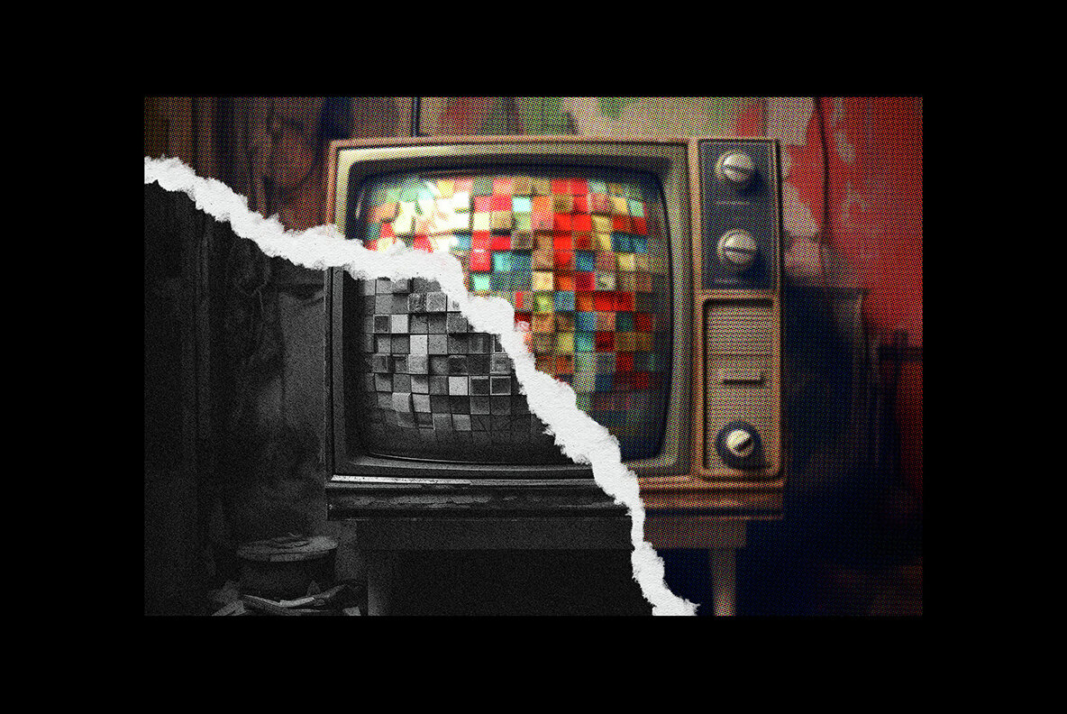 Ripped Magazine Photo Effect 7