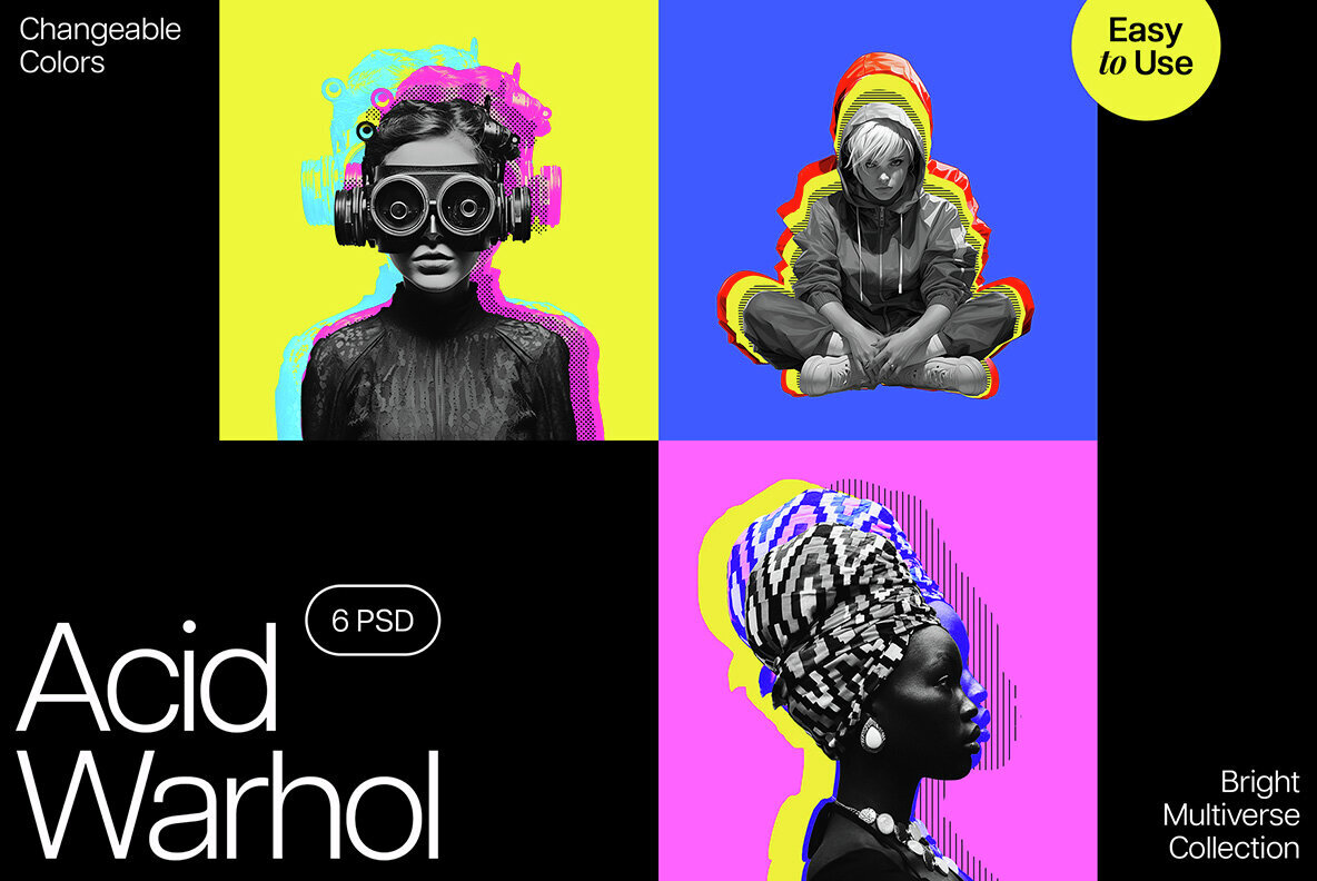 Acid Warhol Pop Art Photo Effects 1