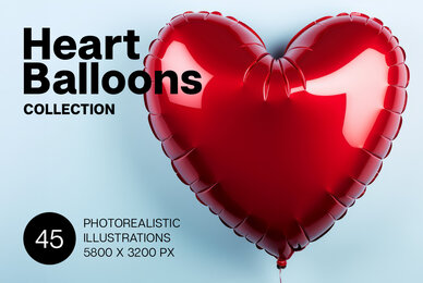 Heart balloons