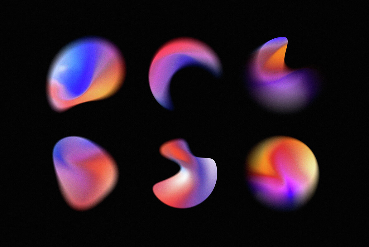Chroma Gradient Shapes Collection 2