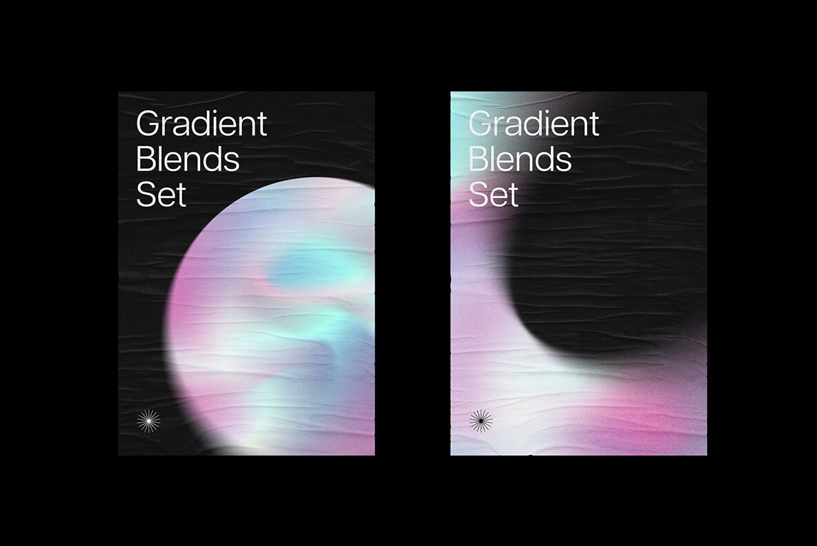 Chroma Gradient Shapes Collection 7