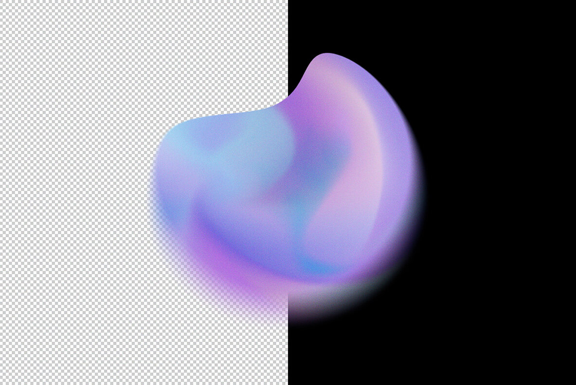 Chroma Gradient Shapes Collection 9