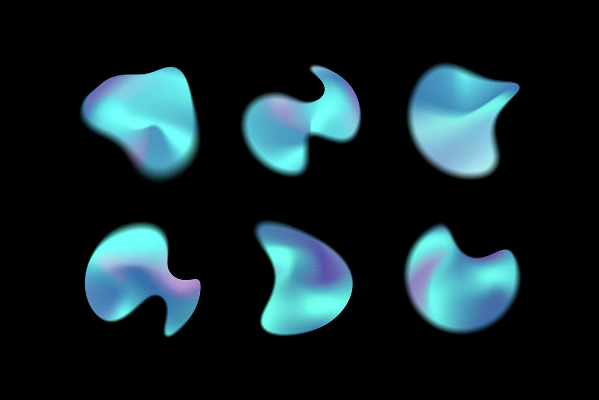 Chroma Gradient Shapes Collection 17