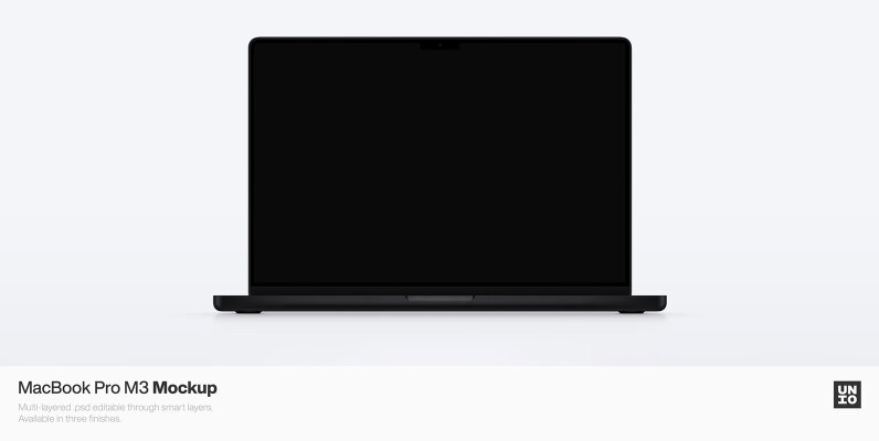 Macbook Pro M3 2023 Mockup