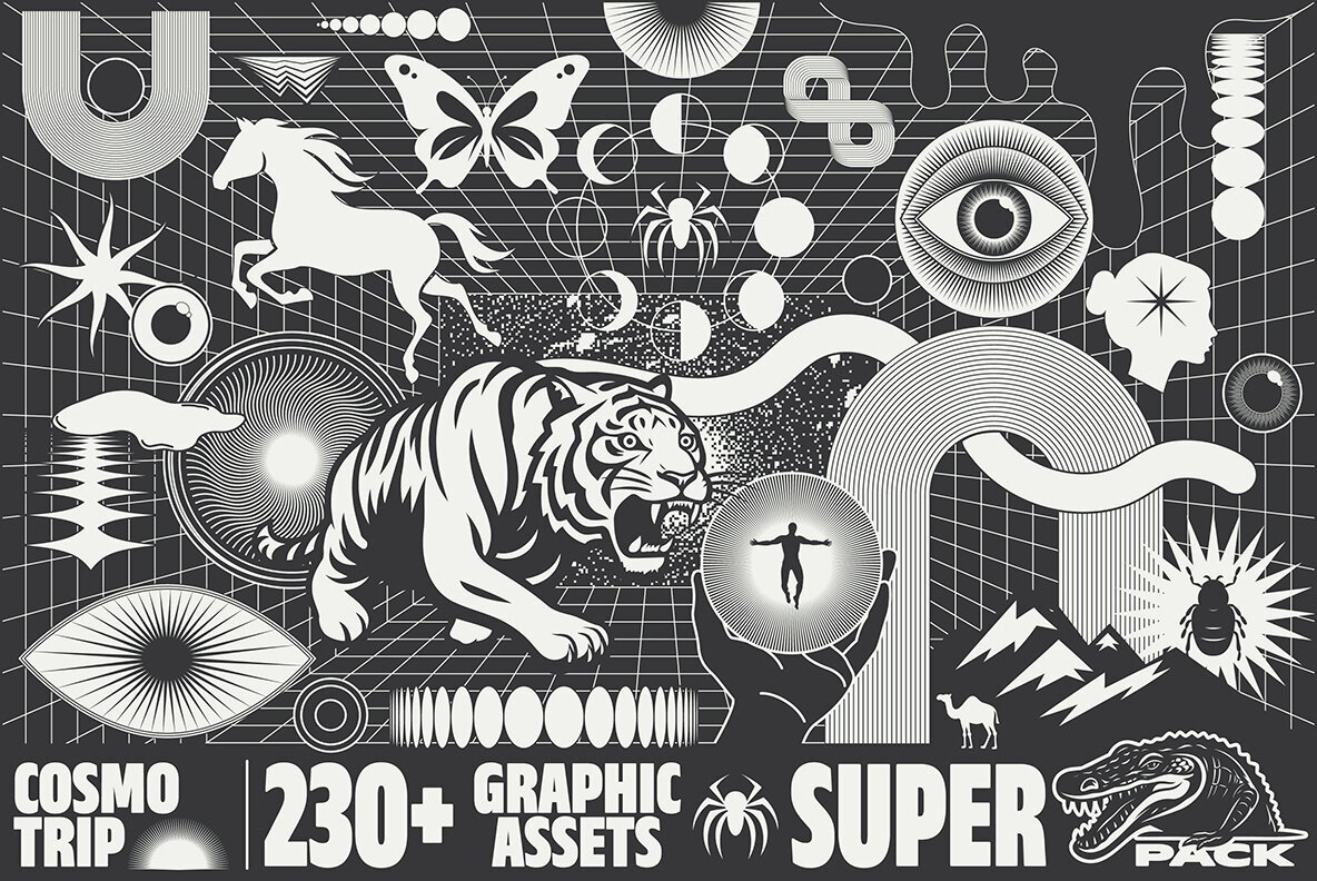 230 Bold Graphics Super Pack 1