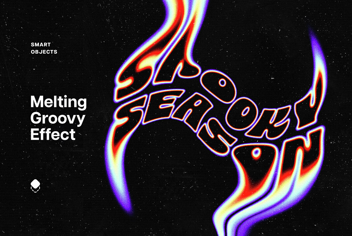 Melting Groovy Text Effect 1