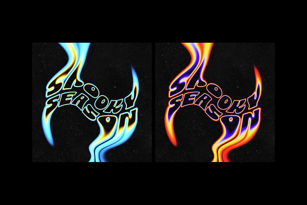 Melting Groovy Text Effect 2