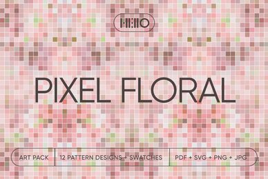 Pixel Floral