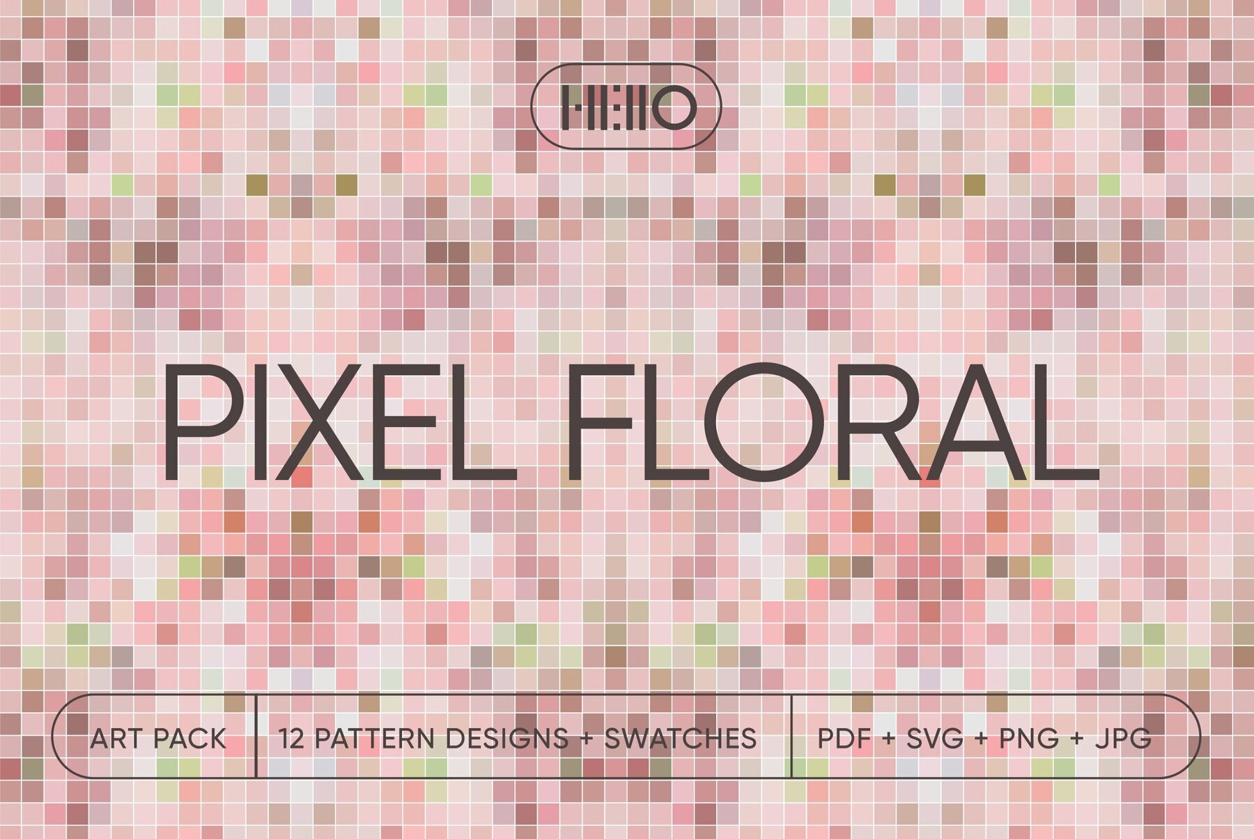 Pixel Floral 1