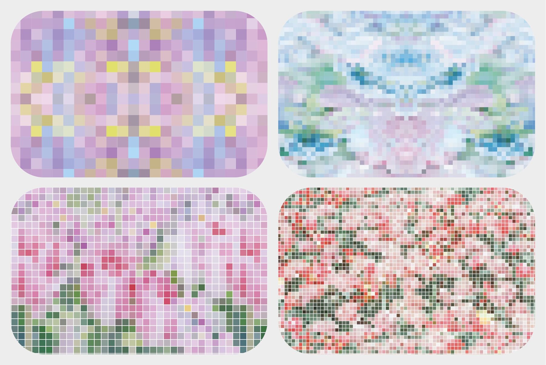 Pixel Floral 14