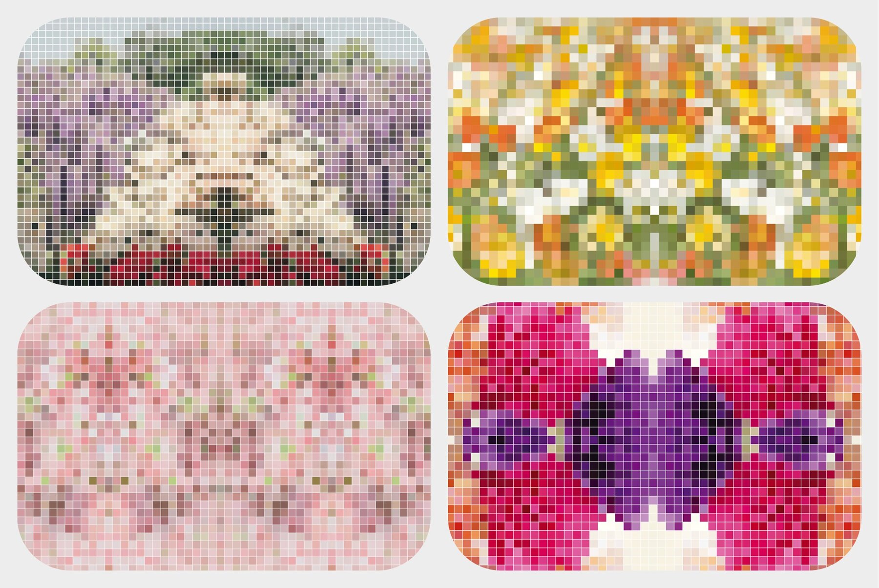 Pixel Floral 15