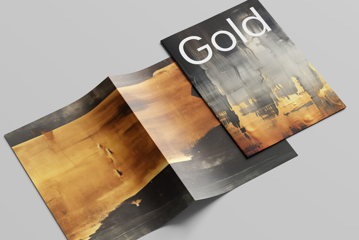 Golden Grunge Textures 13