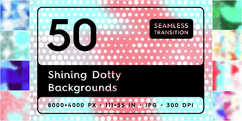 50 Shining Dotty Backgrounds