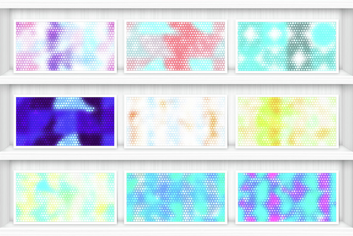 50 Shining Dotty Backgrounds 2