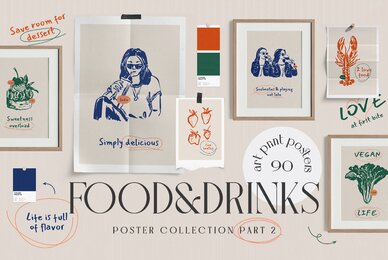 Food Prints Posters