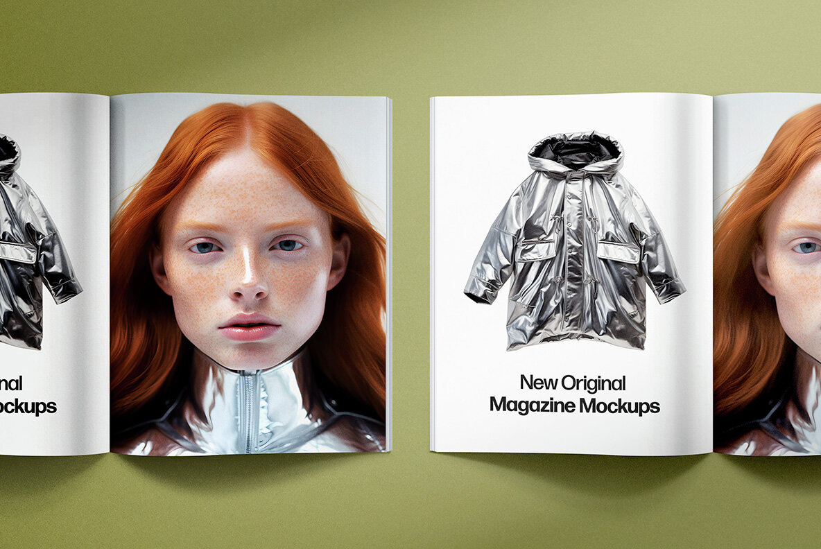 US Letter Size Magazine Mockups 8