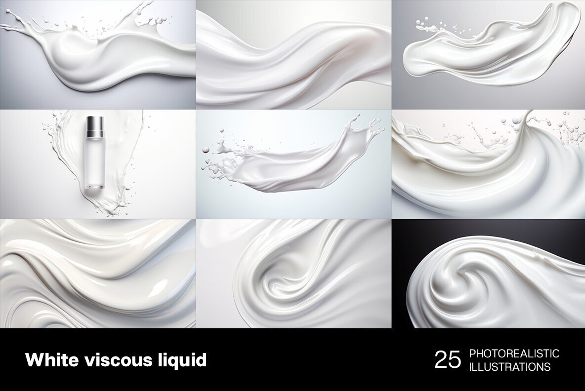 White Viscous Liquid 3