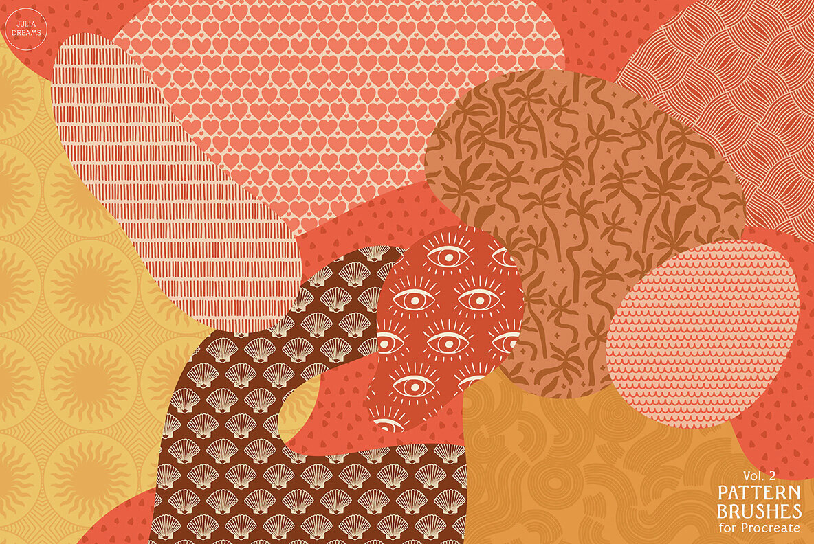 Pattern Brushes For Procreate Vol 2 3