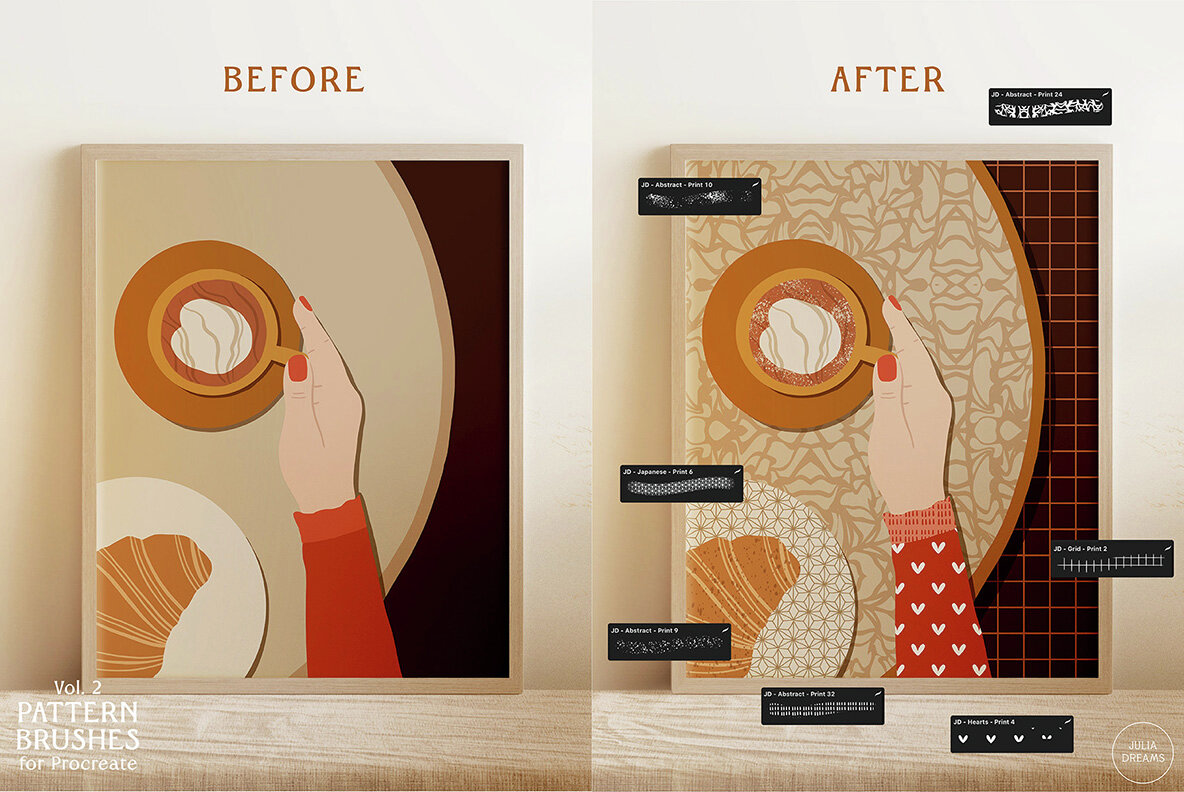 Pattern Brushes For Procreate Vol 2 4