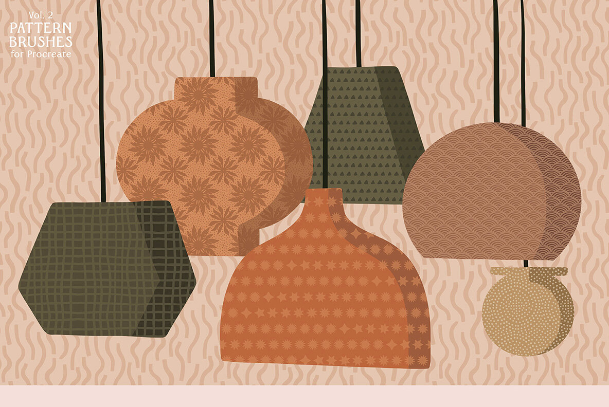 Pattern Brushes For Procreate Vol 2 5