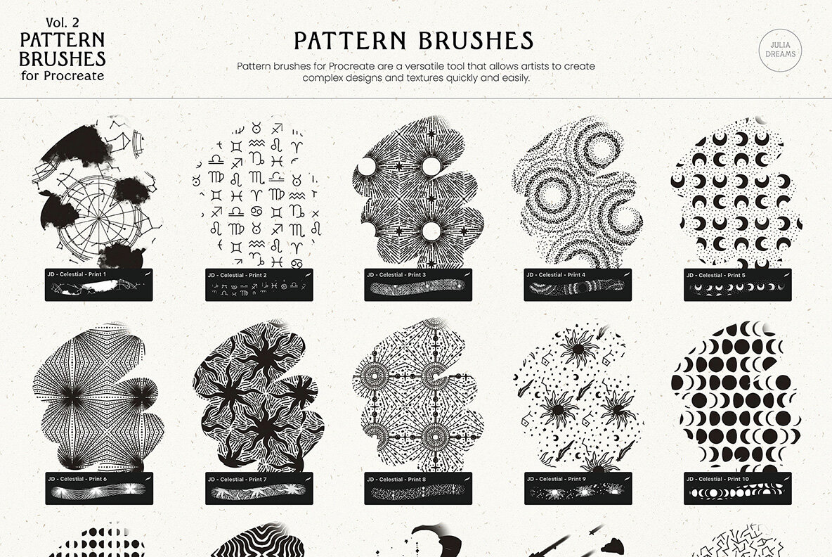 Pattern Brushes For Procreate Vol 2 6