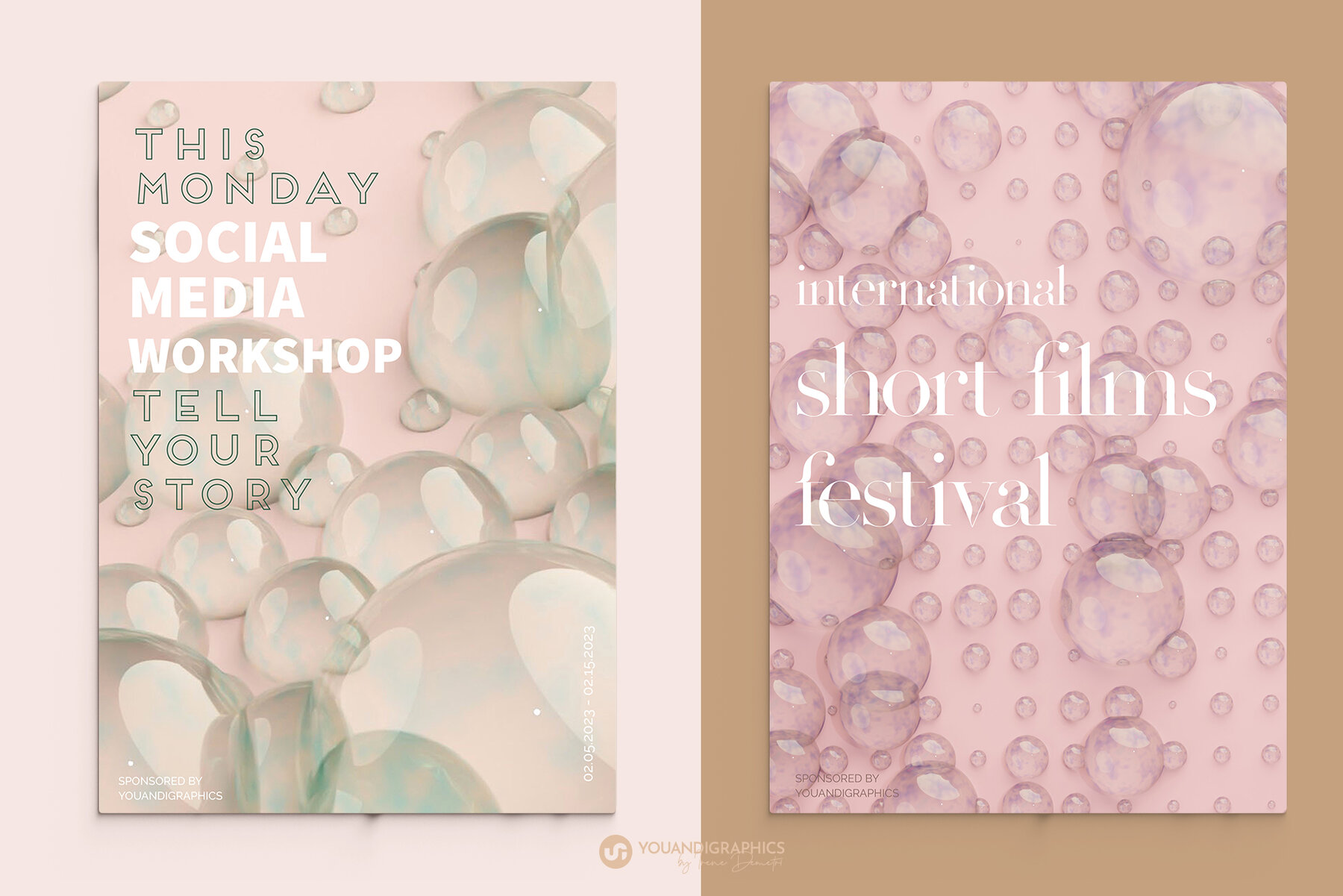 Bubbly Abstract Backgrounds 4