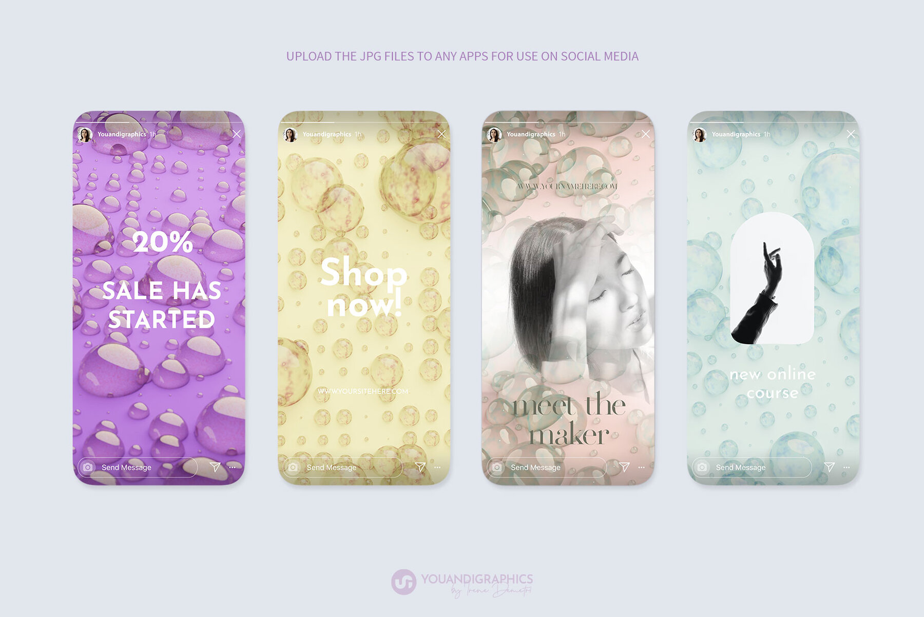 Bubbly Abstract Backgrounds 6