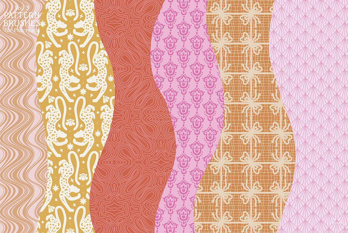 Pattern Brushes For Procreate Vol 3 5