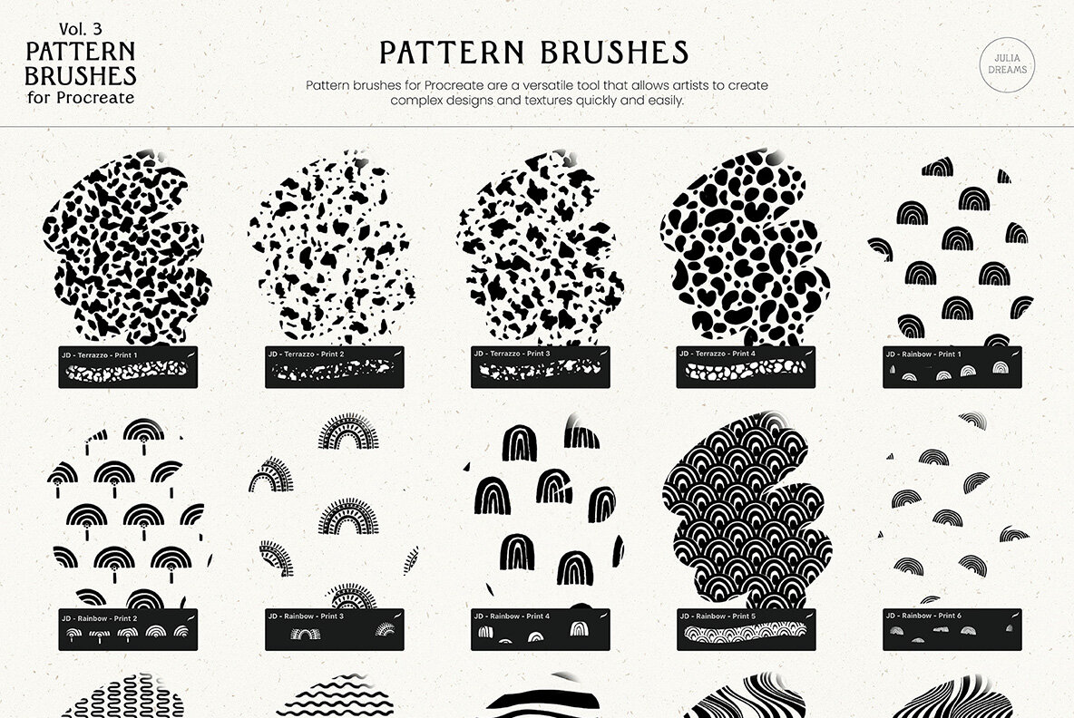Pattern Brushes For Procreate Vol 3 6