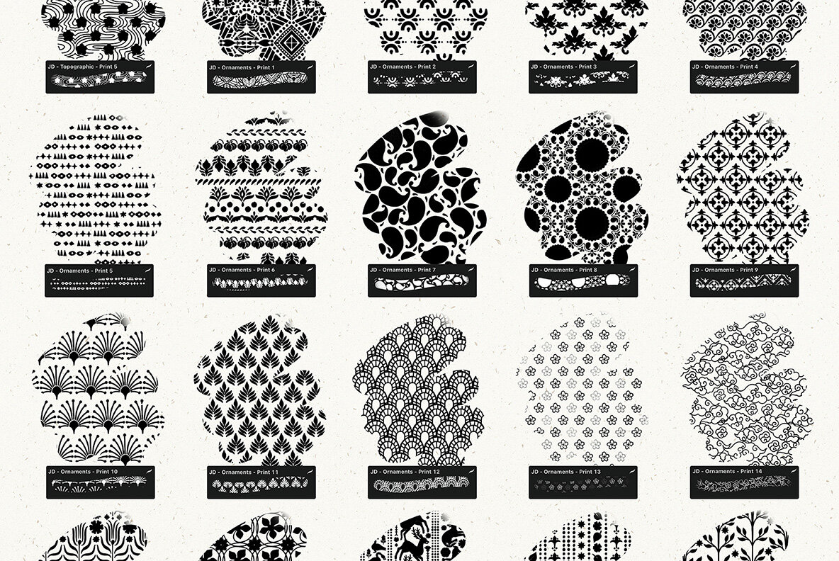 Pattern Brushes For Procreate Vol 3 8